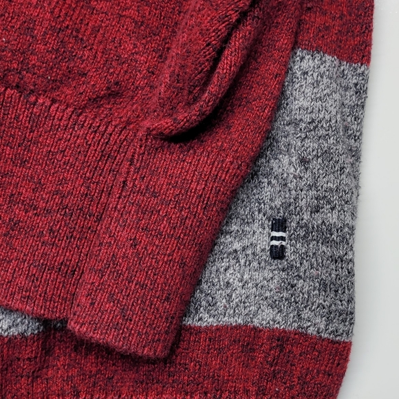 Nautica crewneck thick striped sweater men's large - Picture 4 of 5